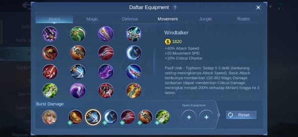 Build Layla - Mobile Legends