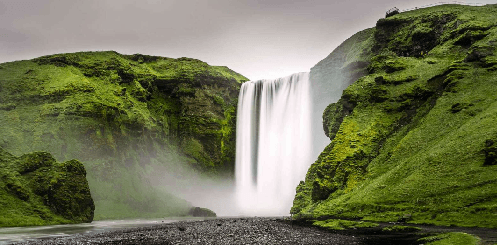 Air Terjun Seljalandsfoss dan Skógafoss